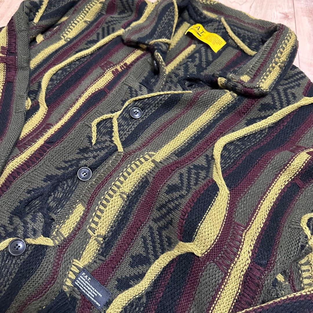 美品F.A.T. FOOGIGANカーディガン オリーブ サイズFATJUMBO