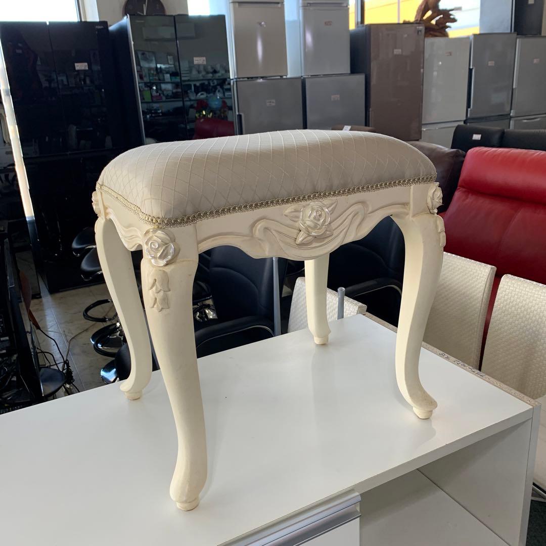 猫脚スツール オットマン ロココ調