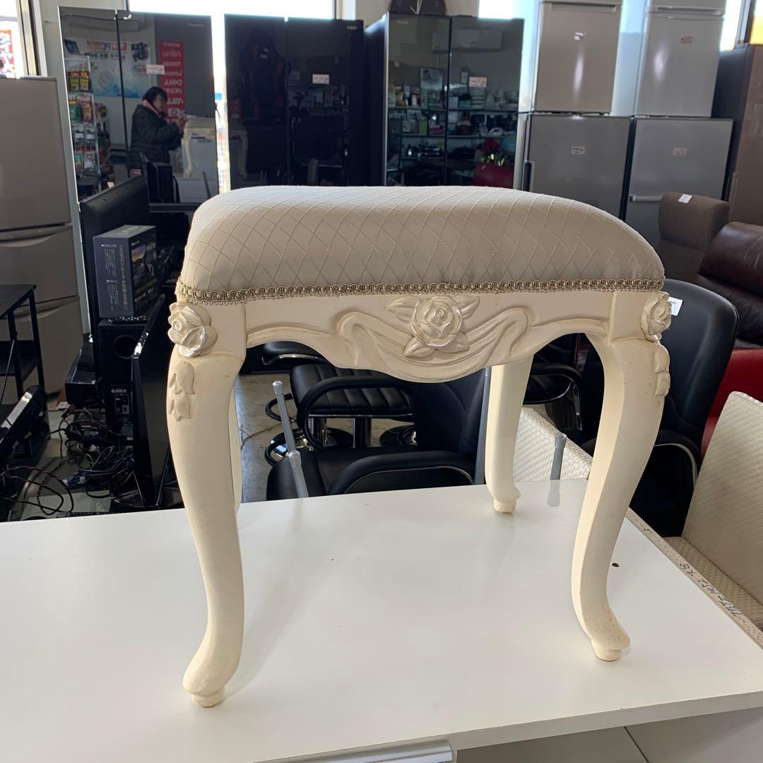 猫脚スツール オットマン ロココ調