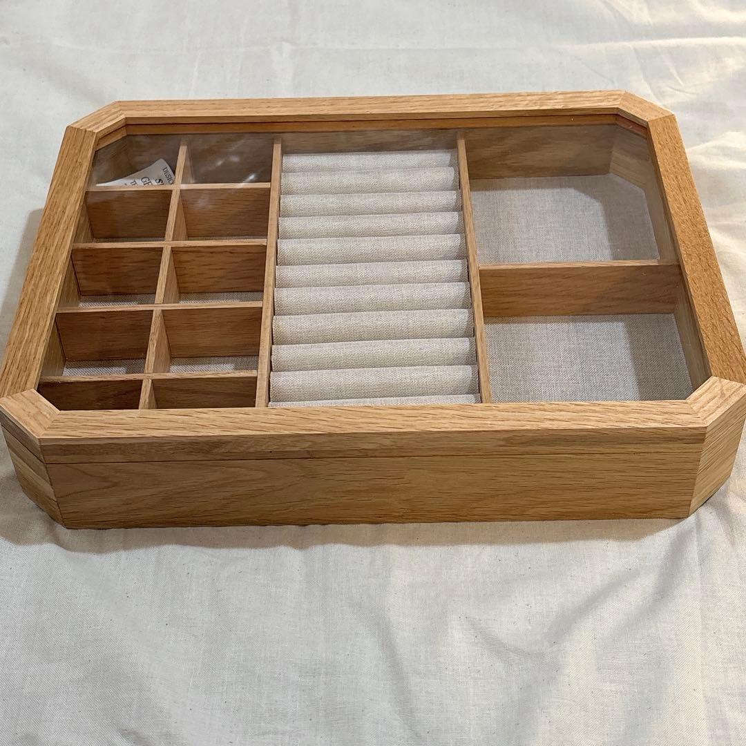未使用 ✏︎ ZARA  ウッドジュエリーボックス アクセサリーケース