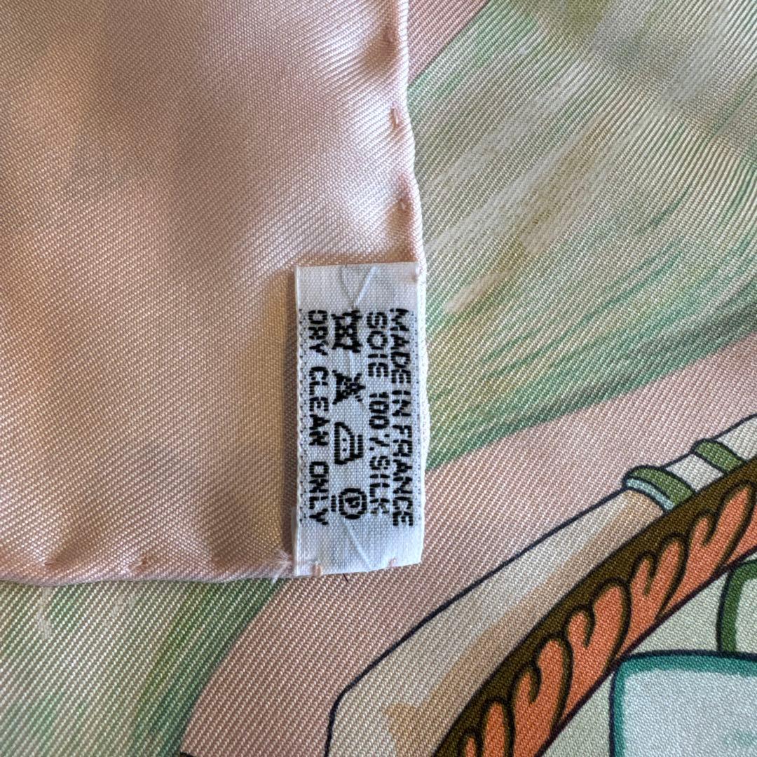 HERMES シルク100%スカーフ 90