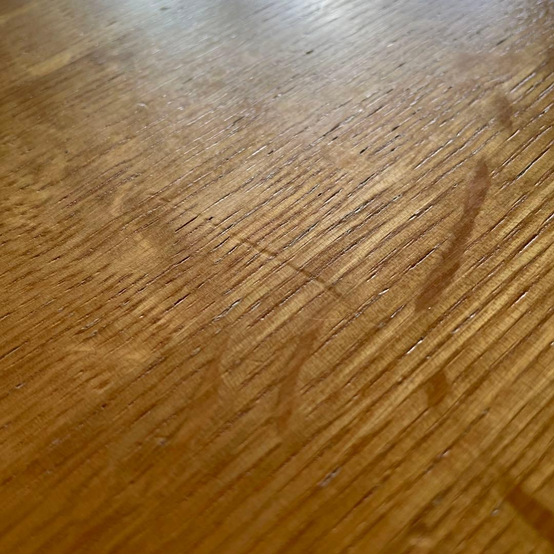 無印良品 無垢材デスク（引出付）・オーク材（廃番品）