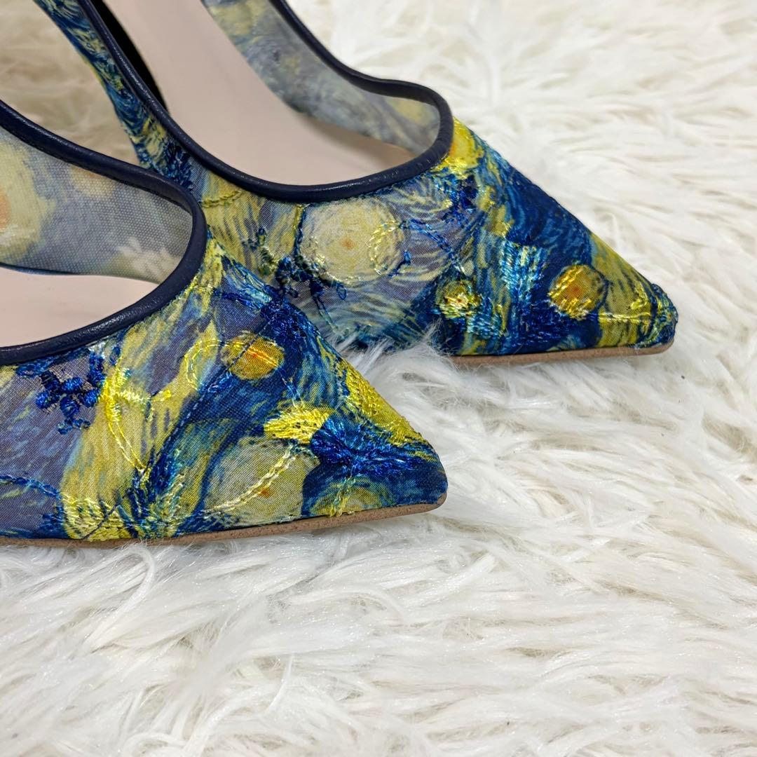 【希少/美品】DIANA ダイアナ 絵画 シリーズ ゴッホ 星月夜 レース