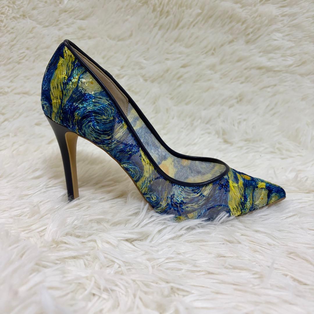 【希少/美品】DIANA ダイアナ 絵画 シリーズ ゴッホ 星月夜 レース