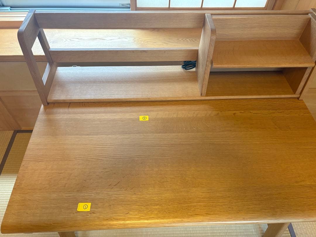 美品　飛騨産業　デスク&ブックシェルフ