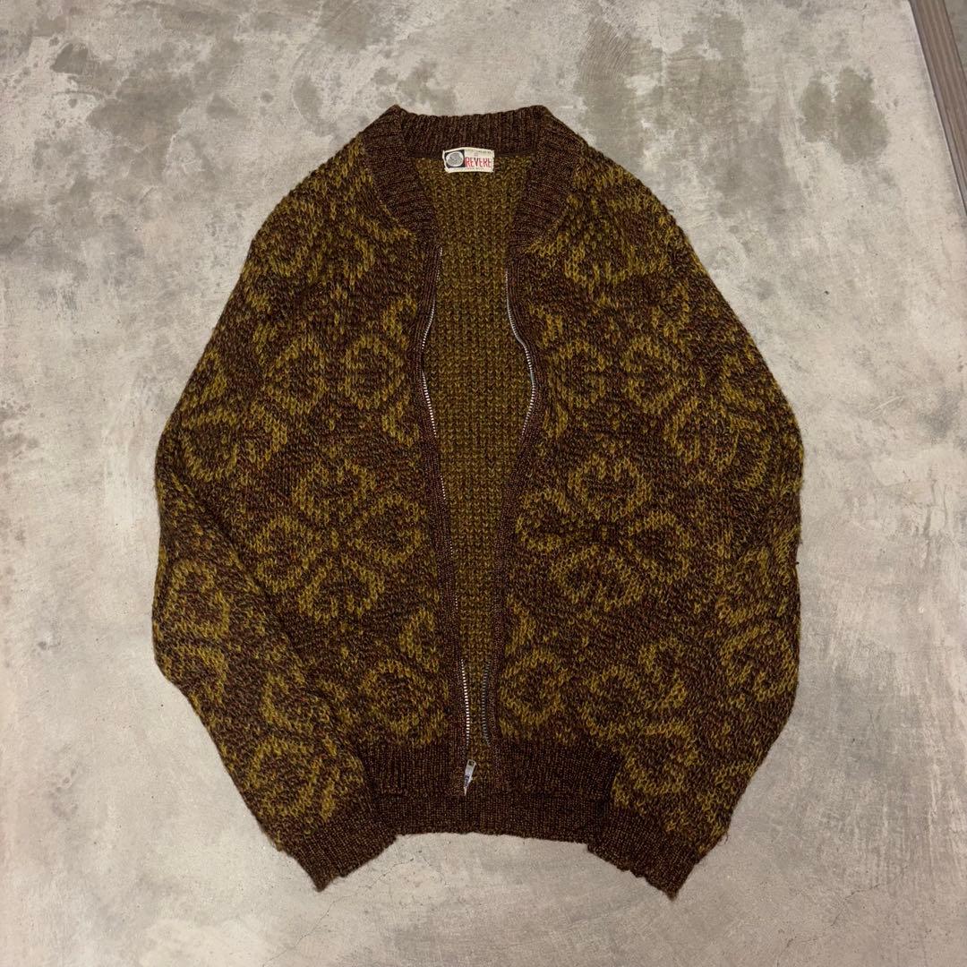トップス 60s Wool Zip Cardigan < REVERE >