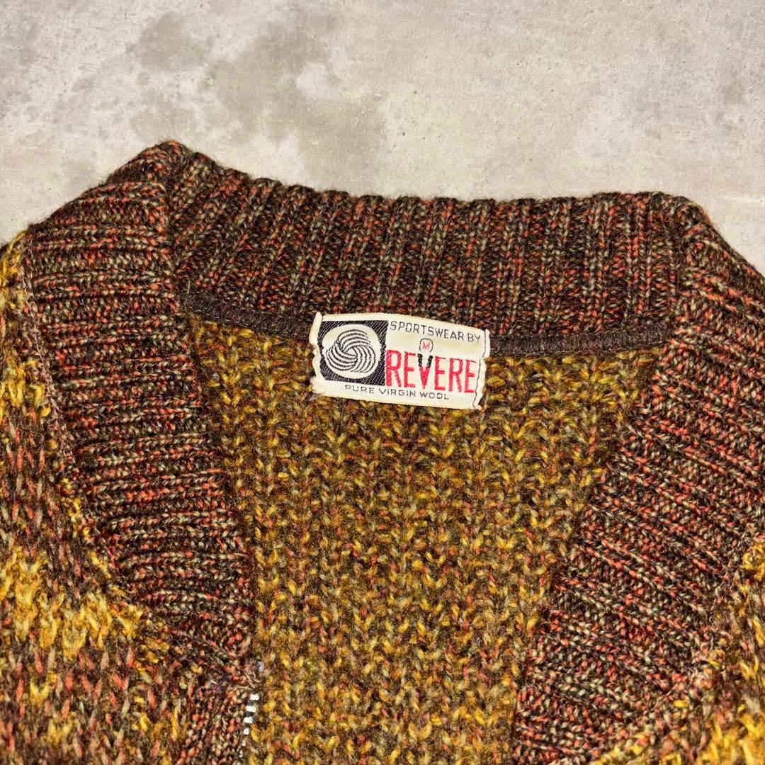 トップス 60s Wool Zip Cardigan < REVERE >