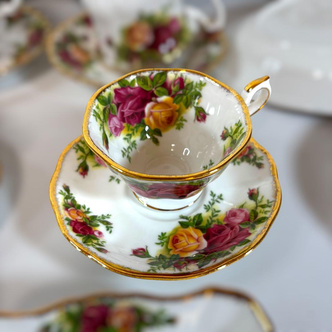 ロイヤルアルバート オールドカントリーローズ 57点セット 豪華 英国食器