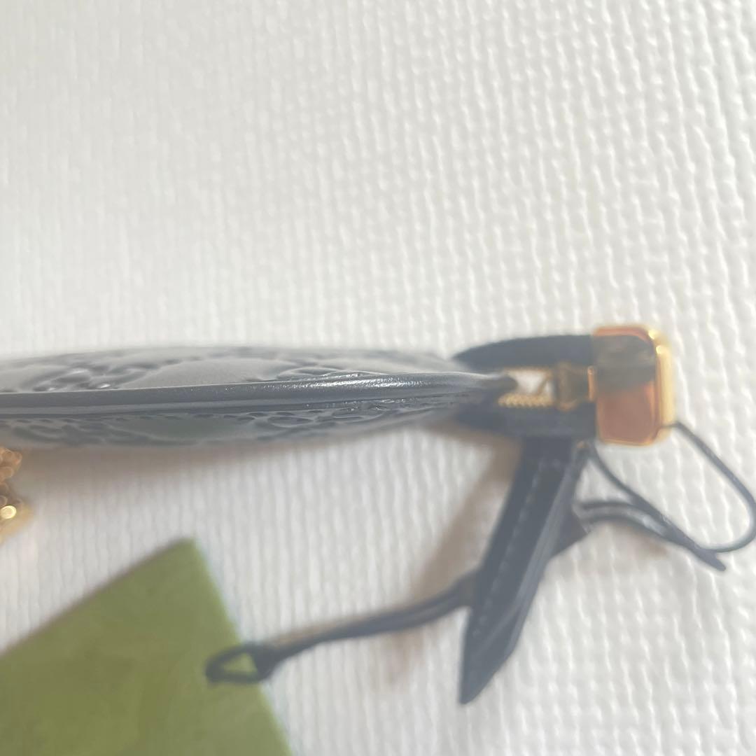 【新品未使用】GUCCI 財布 小銭入れ レザー キーリング付き ケース