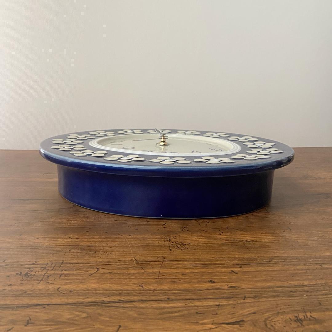 ◇極希少◇ ロールストランド 陶器製 ヴィンテージ 壁掛け時計 電波時計に交換済