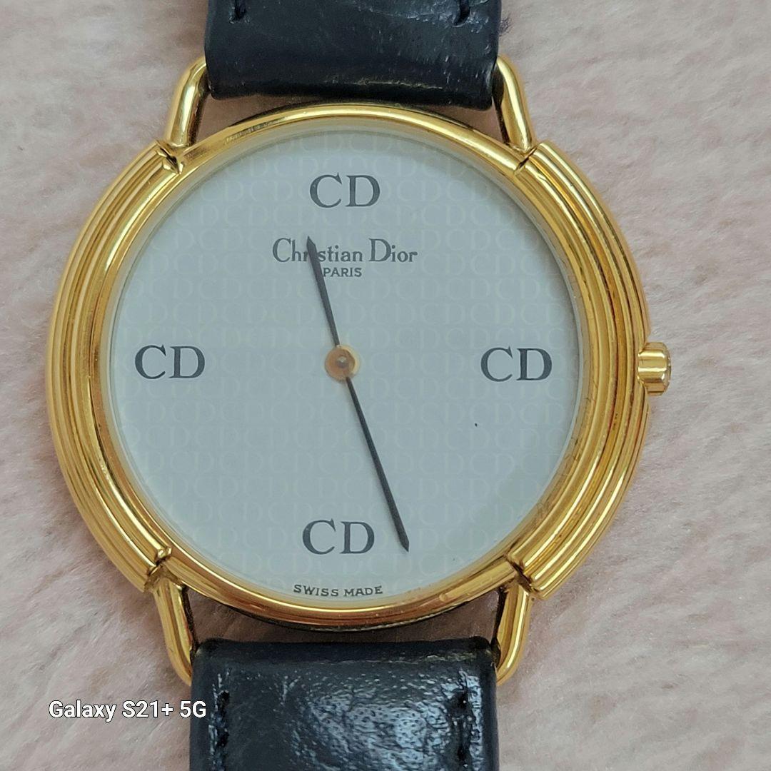 Christian Dior 腕時計 クォーツ ゴールド　動作未確認　現状不動品