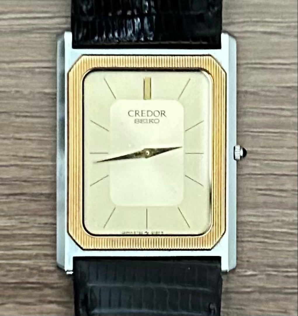 ぐ*ち様 SEIKO セイコー CREDOR メンズクォーツ腕時計 6730-5