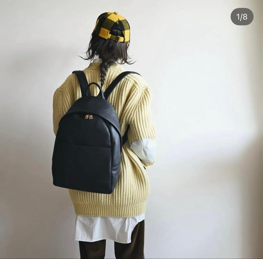 ch!iiibag/チーバッグ leather backpack ブラック