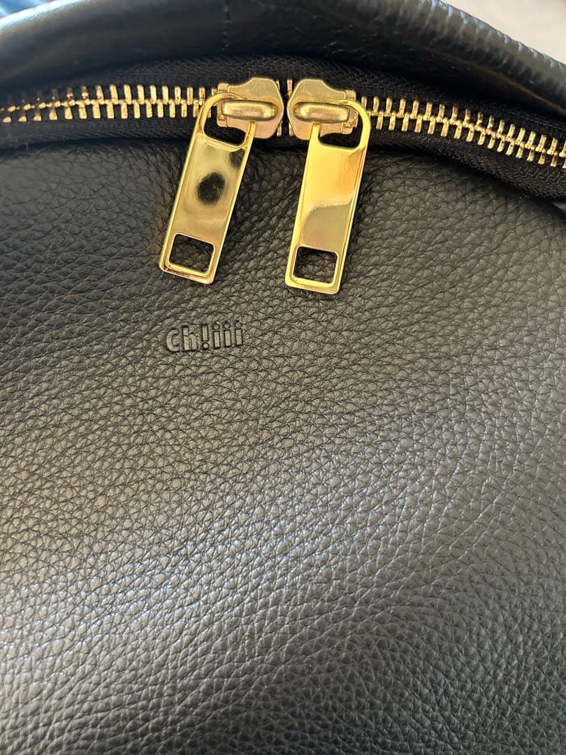 ch!iiibag/チーバッグ leather backpack ブラック