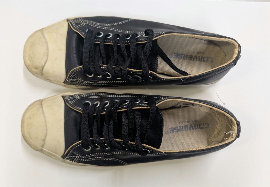 は*か様 コンバース　レザー　ジャックパーセル