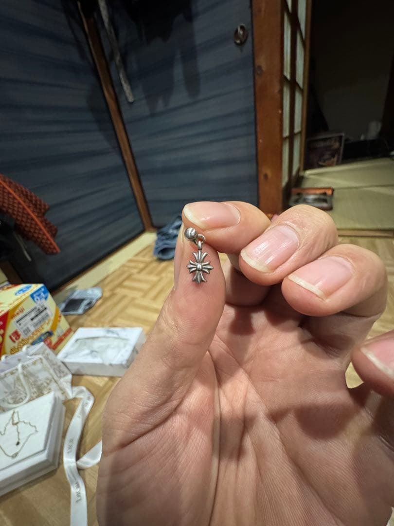 Chrome hearts クロムハーツ タイニーE ドロップピアス 14k