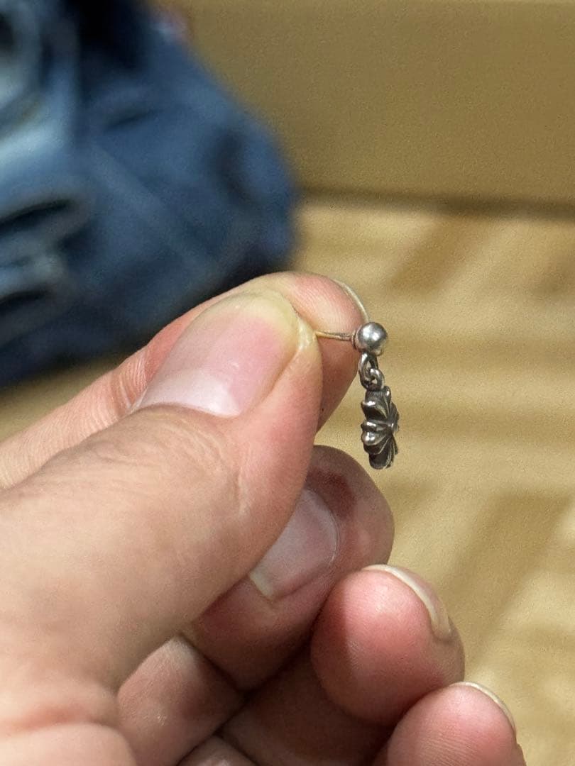 Chrome hearts クロムハーツ タイニーE ドロップピアス 14k