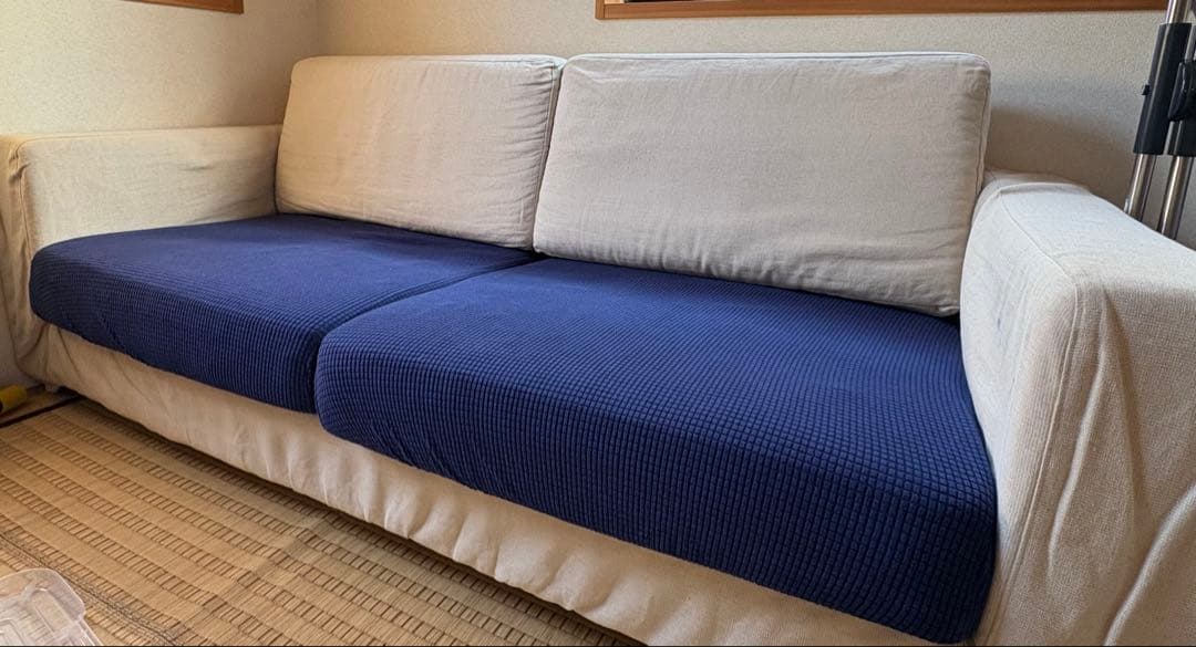 無印良品　ファブリックソファ　2.5シーター