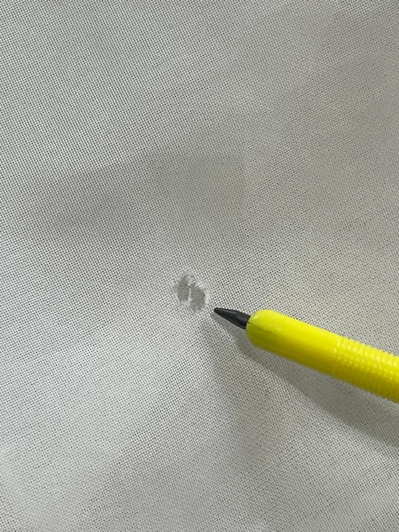 刺繍された波模様の白い薄手のカーテン, 3枚セット