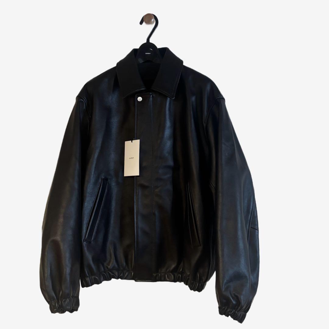 新品未使用 ssstein ブラック レザージャケット Sサイズ
