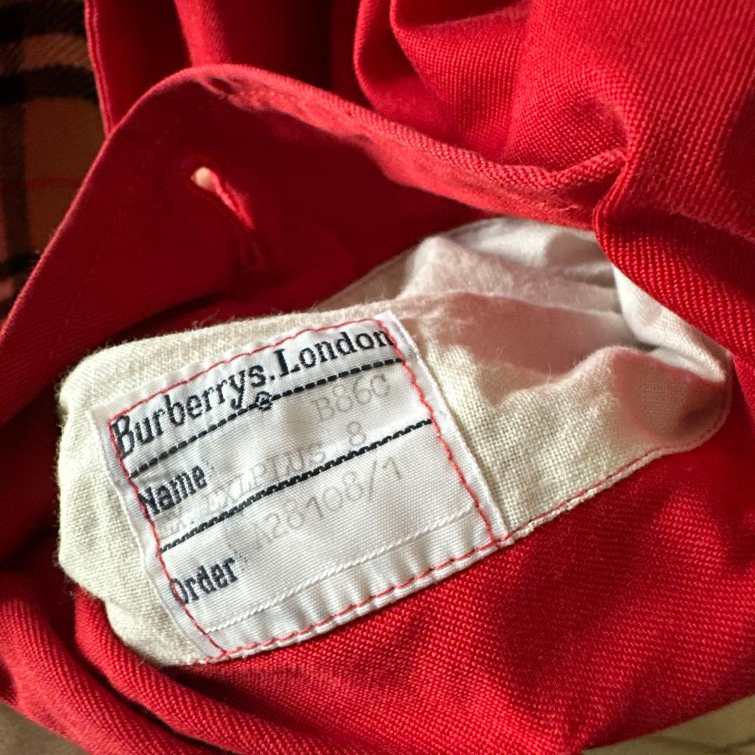 【VINTAGE】 BURBERRYS ENGLAND製 ライナー付き