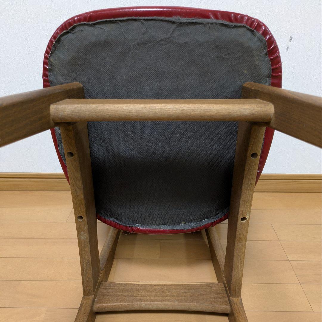 ダイニングチェア Pin Chair 鋲打ちレッドPin-RDレトロ北欧