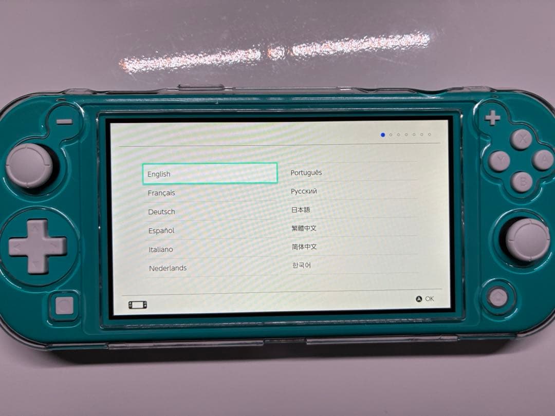 Nintendo Switch Lite ターコイズ（カバーと収納ケース付き）