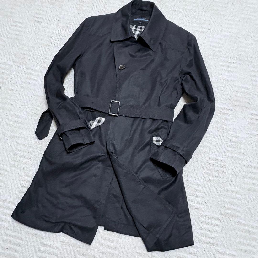 美品✨BURBERRY LONDON BLUE LABEL 濃紺 トレンチコート