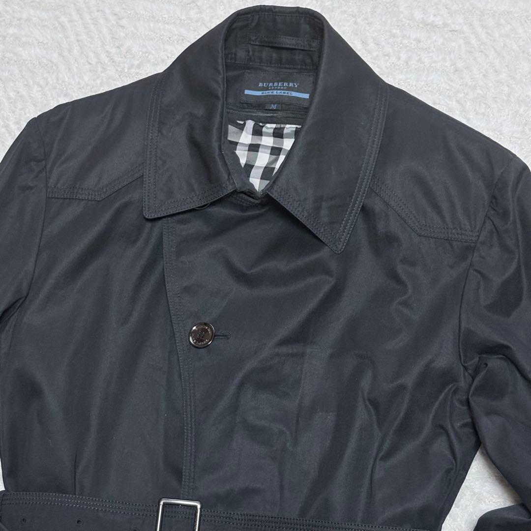 美品✨BURBERRY LONDON BLUE LABEL 濃紺 トレンチコート