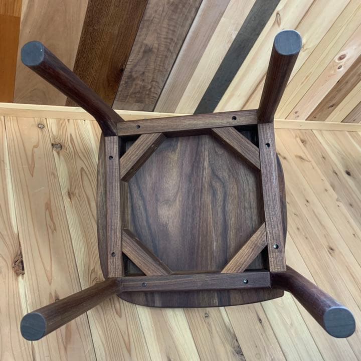 職人　ハンドメイド　無垢　ウォールナット　椅子