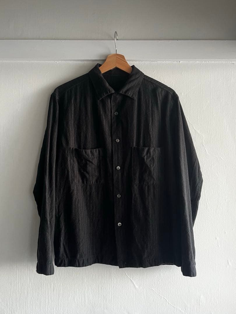 nestRobe CONFECT コットンウールオープンカラーシャツ