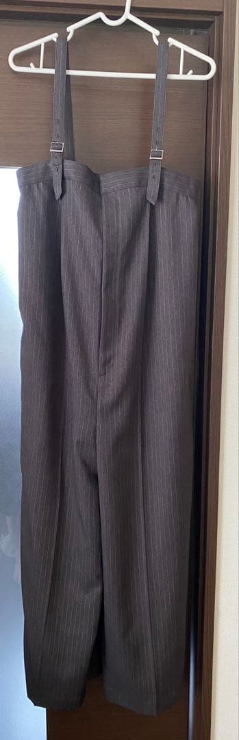 Spick and Span ストライプベアオールインワン ブラウン