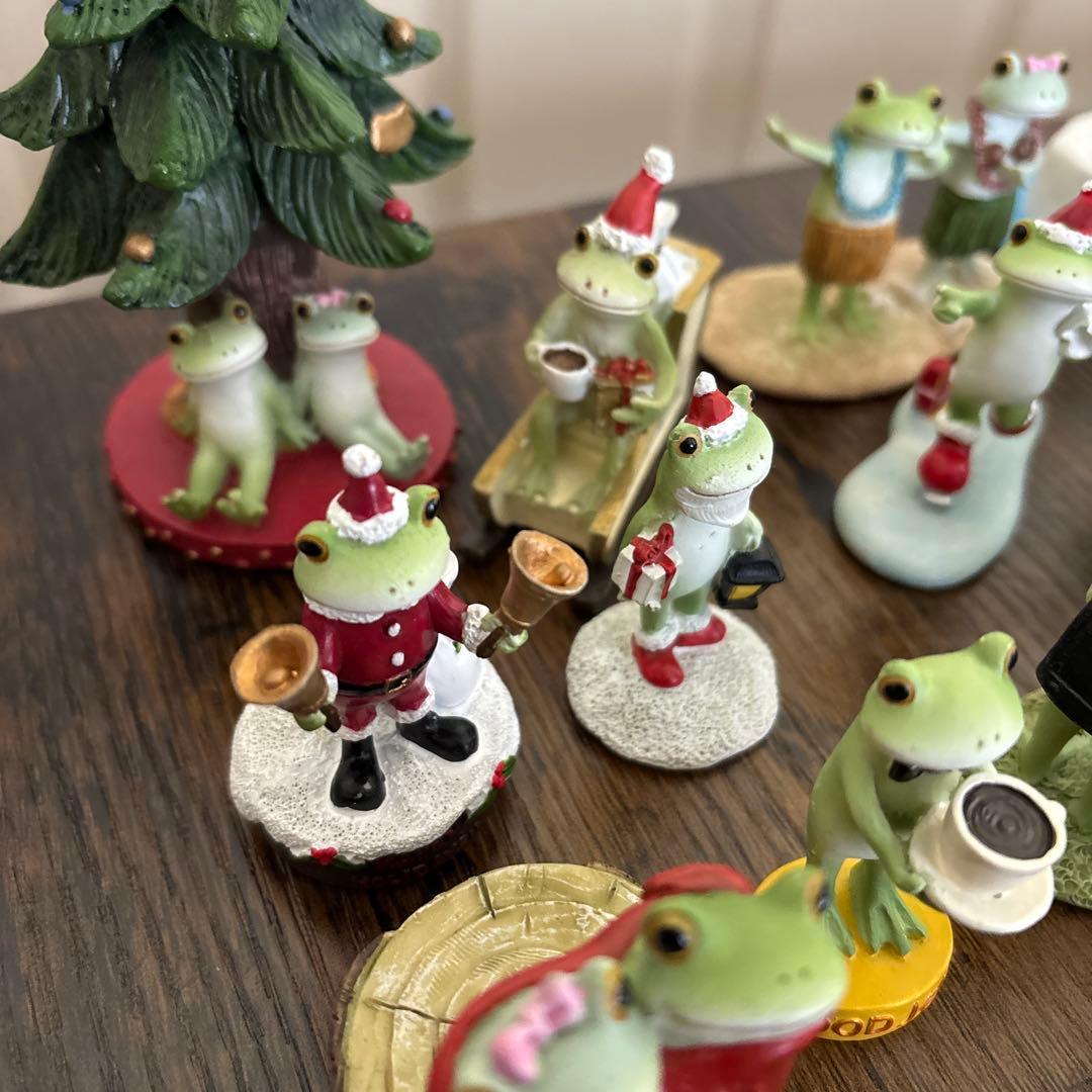 カエルの陶器置物セット 約48点