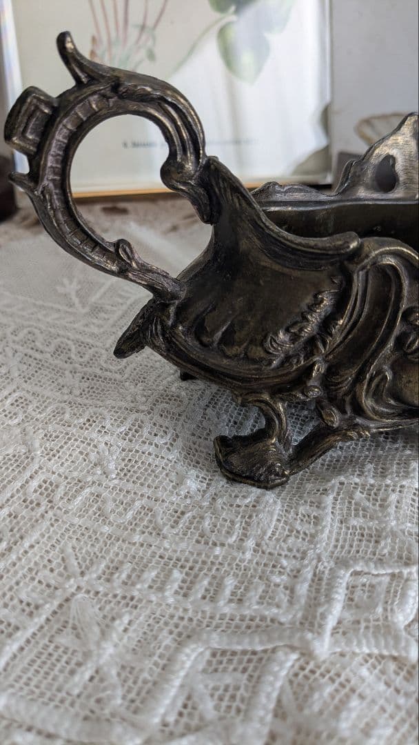 フランス ジャルディニエール 花器 ゴールド色