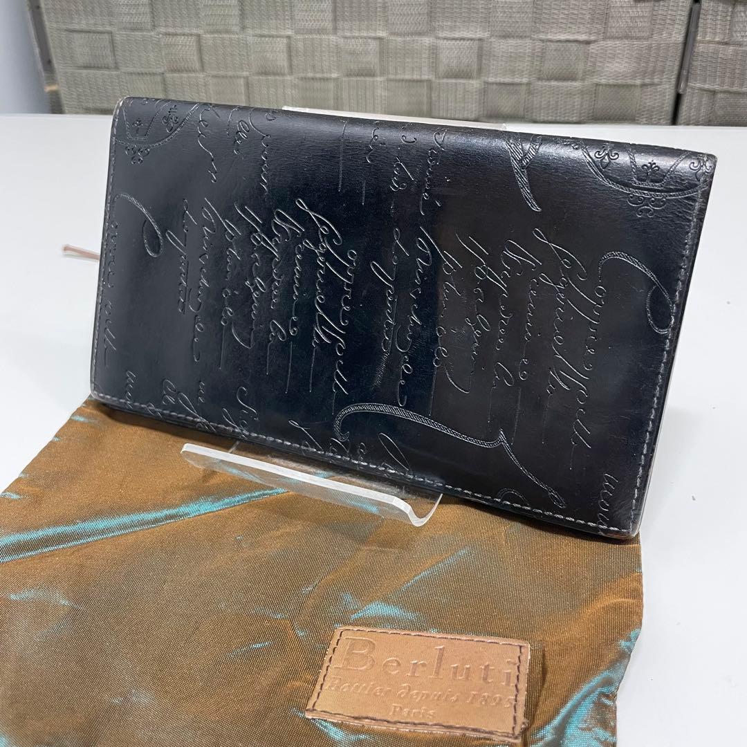 M*A様 Berluti カリグラフィー　黒　長札入れ