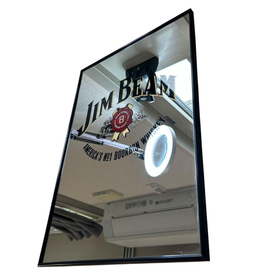 JIM BEAM パブミラー 非売品 壁掛け 鏡