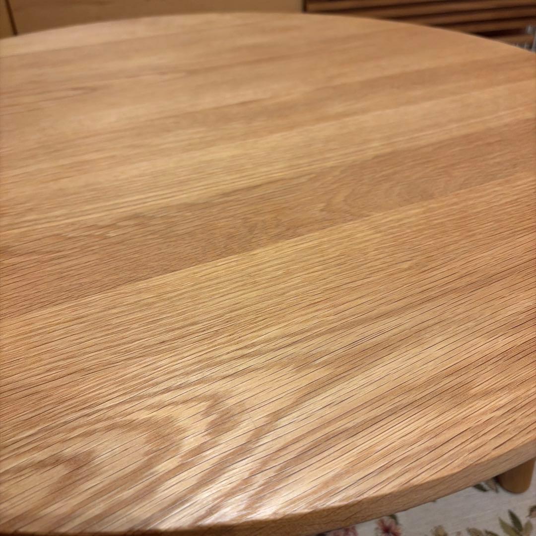 【もんちゃん♡】unico SOLK(ソルク)　ローテーブル Φ760