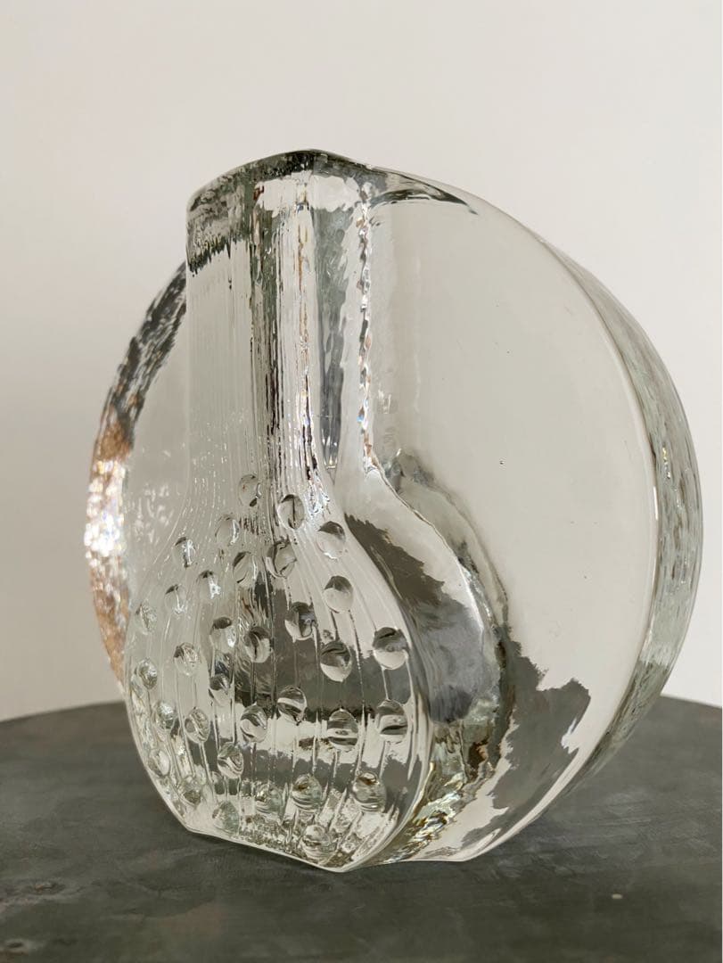 ドイツ アンティーク ビンテージ クリア 小瓶 花瓶 フラワーベース 希少 美品