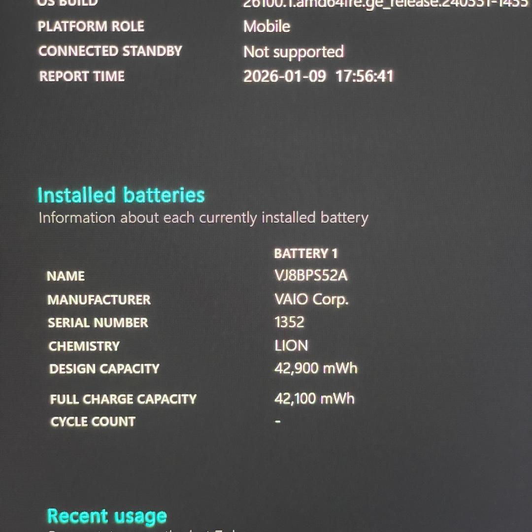 第10世代 VAIO Pro PK ノートPC win11 バッテリー◎ SSD