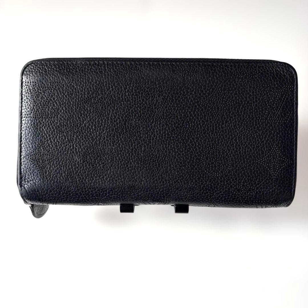 ルイヴィトン　長財布　マヒナ　ブラック