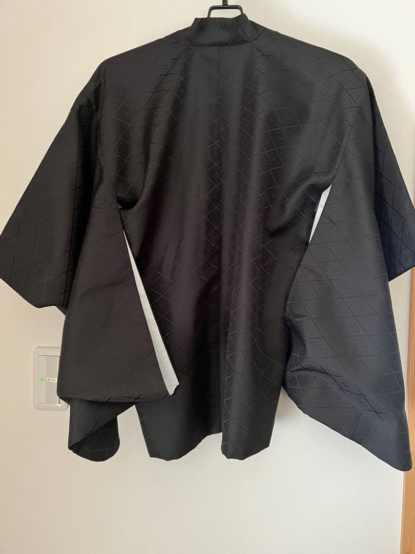 KYOETSU 110-120センチ 七五三黒地紋羽織袴セット