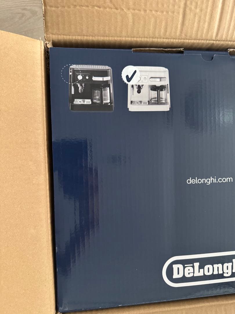【新品未使用】デロンギ コンビコーヒーメーカー ホワイト BCO410J-W