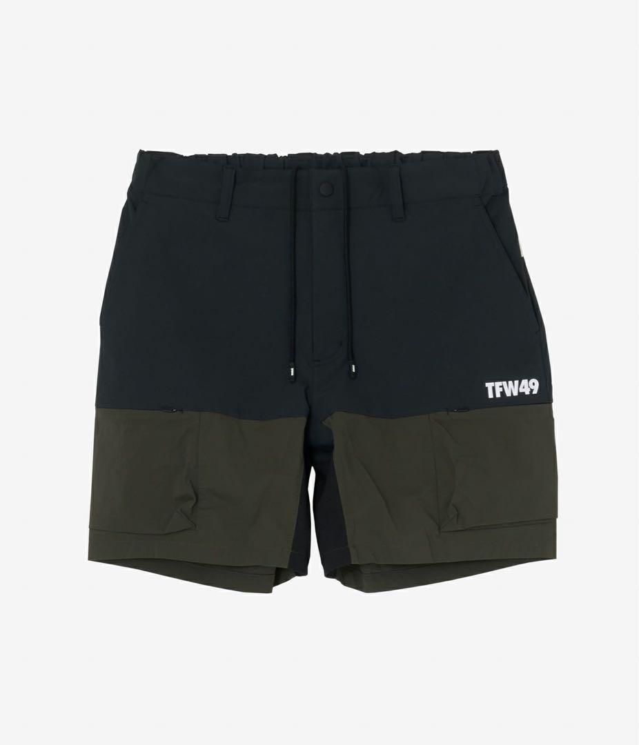 TFW49 LIGHT CARGO PANTS L 美品 BLKxKHAKI