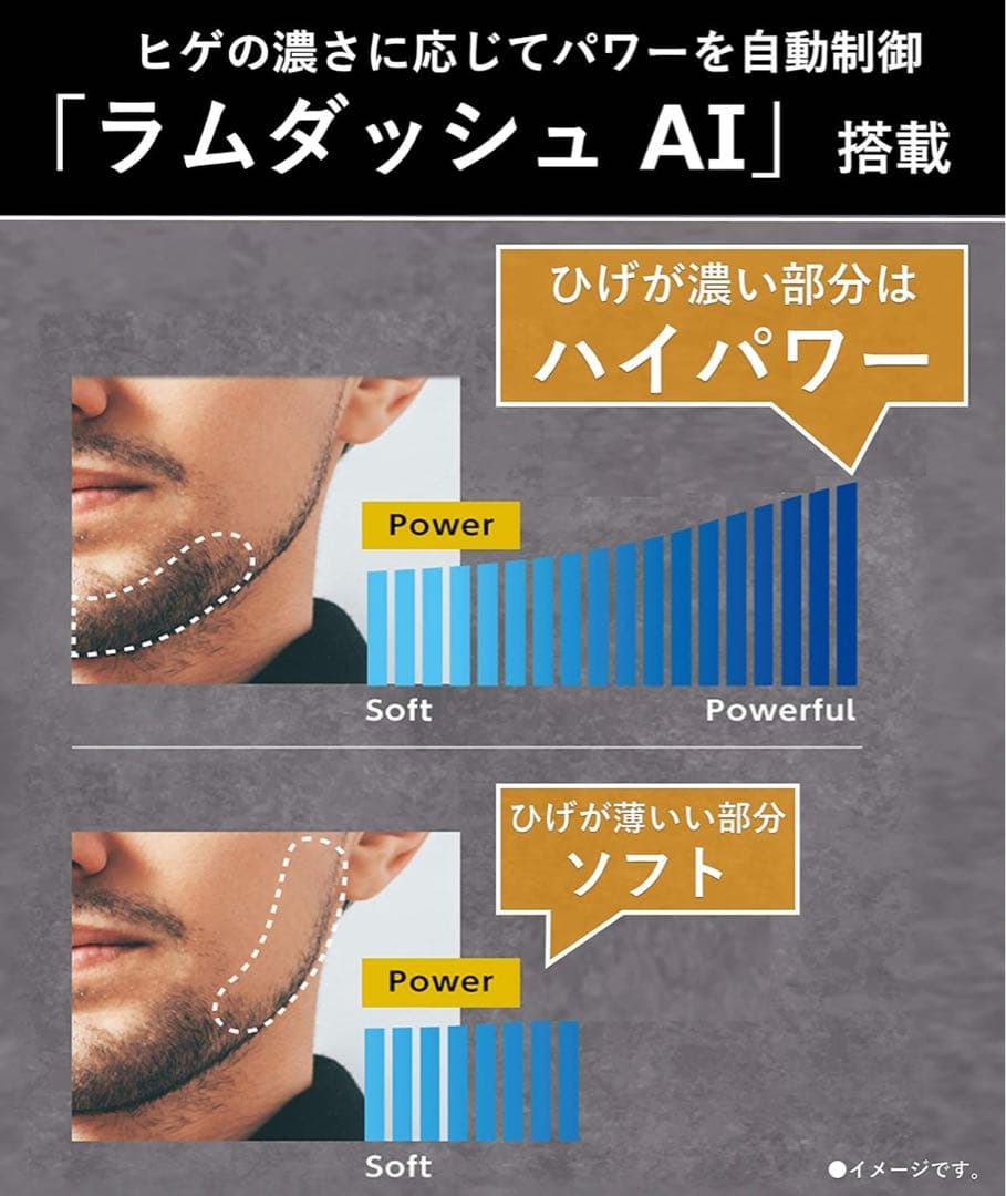 パナソニック ラムダッシュ メンズシェーバー 5枚刃 ES-CLV9EX-S