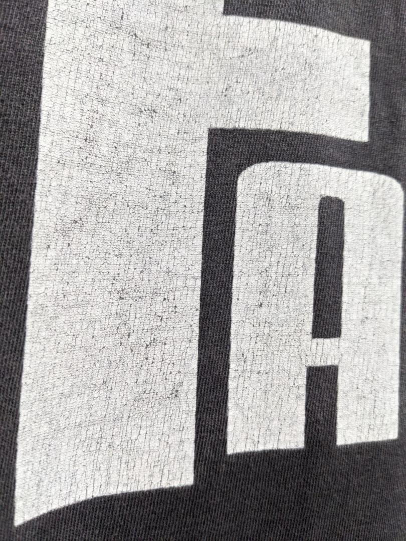 セントマイケル×FOG/ロゴプリントロンT/フェード・グランジ/ビッグシルエット