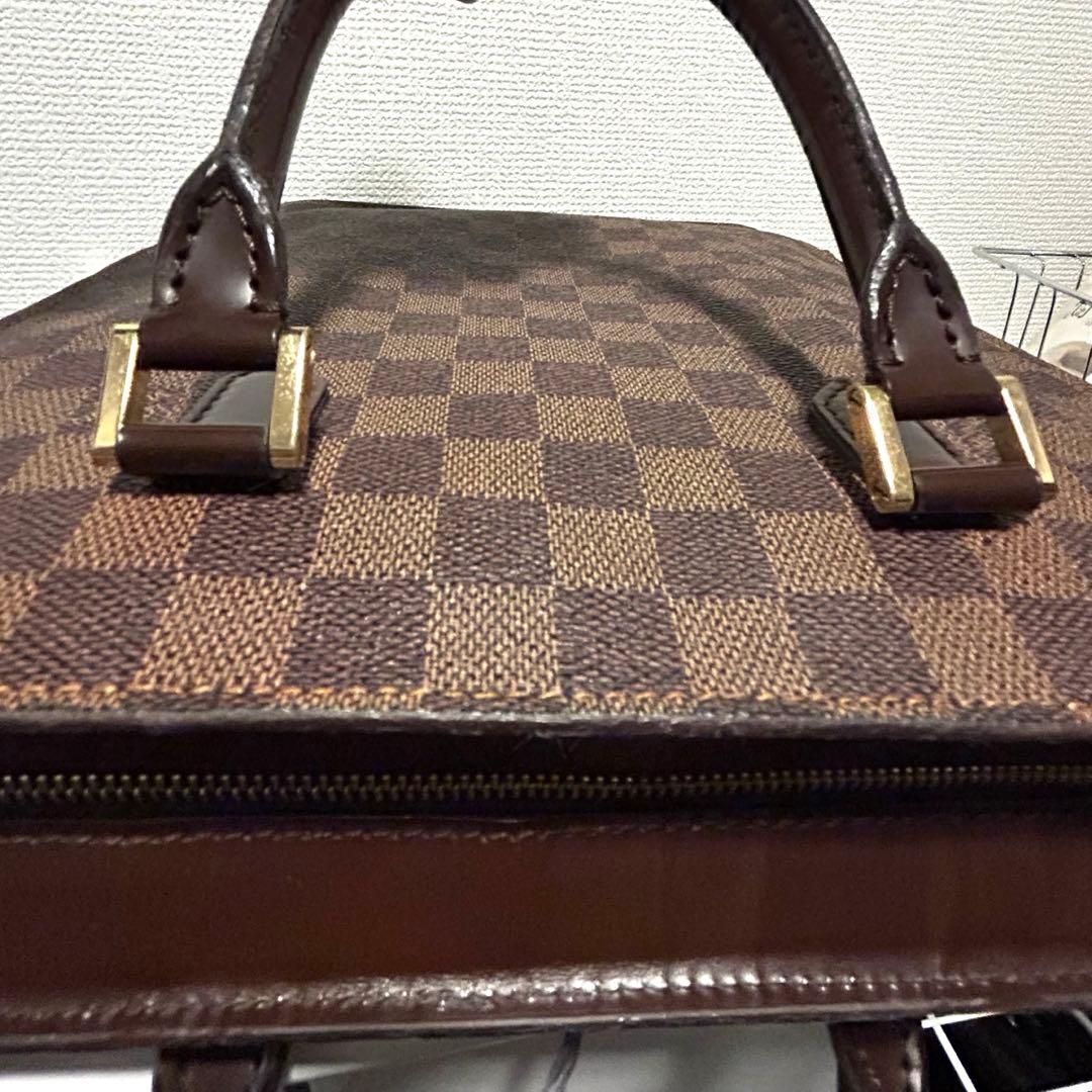 美品 ルイヴィトン ダミエ ヴェニスPM スクエア型 ハンドバッグ トートバッグ