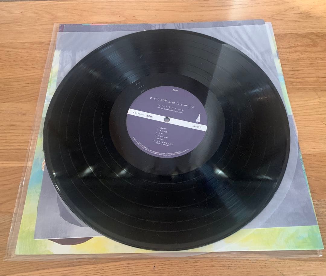 ハンバートハンバート　まっくらやみとにらめっこ　LP