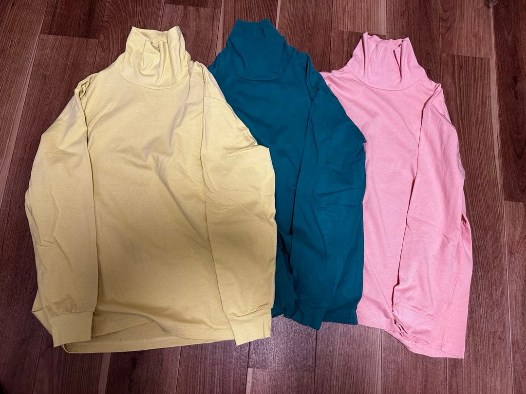 トップス DRESS Cotton Plane Turtleneck