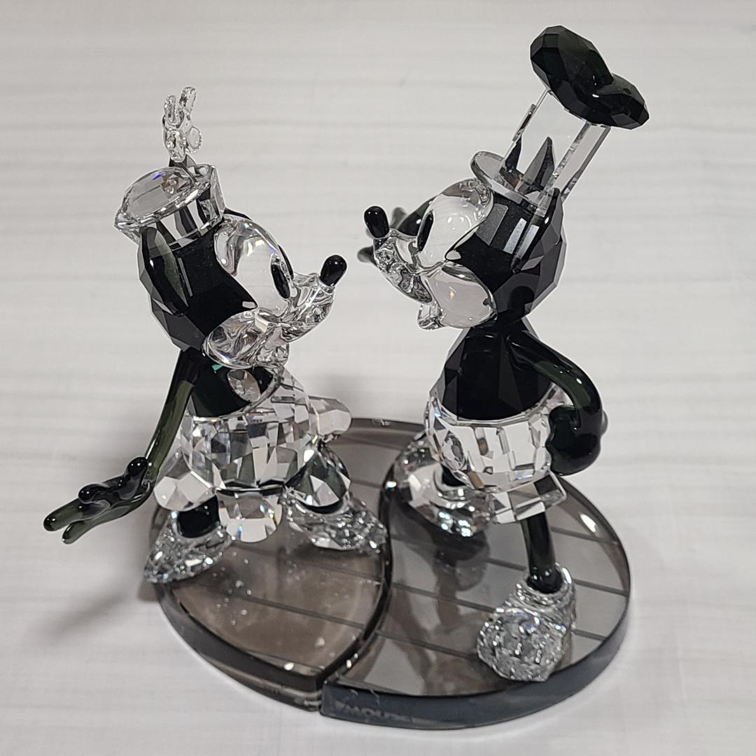 スワロフスキー 蒸気船ウィリー 2013限定品 ミッキー ミニー ディズニー