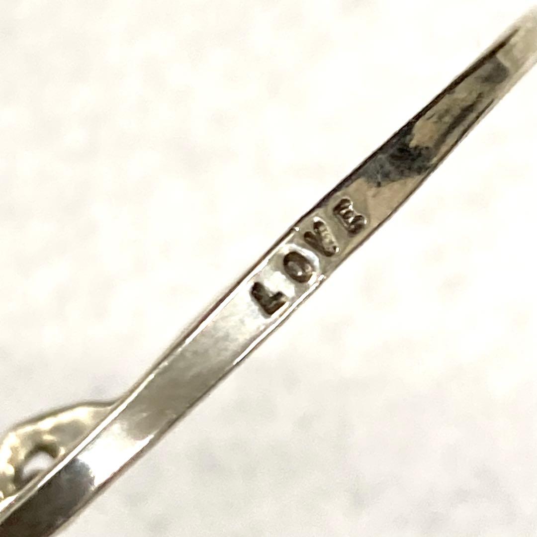 セルジュトラヴァル『 LOVE 』刻印 シルバー バングル フランス ジュエリー